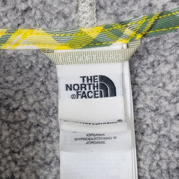 The North Face light gray blend Zip up jacket w/Fleece lining Women's S/P - Picture 3 of 4